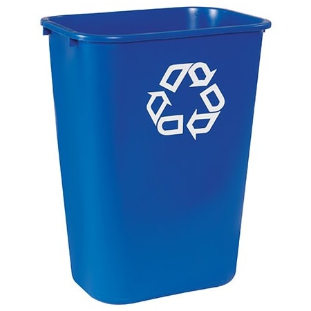 Rubbermaid Rubbermaid Office Recycling Container - 10 Gallon, Blue BUY00024728